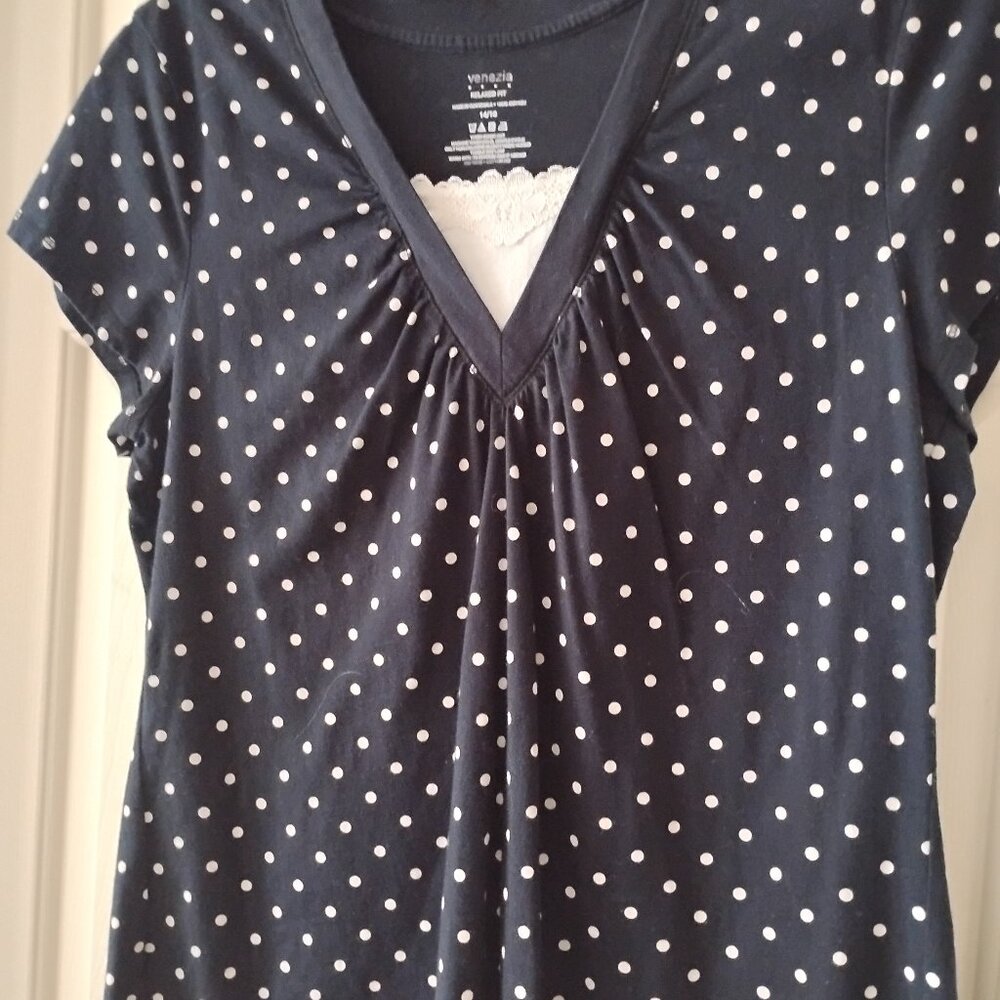 New  Polka Dot Blouse in size 14/16